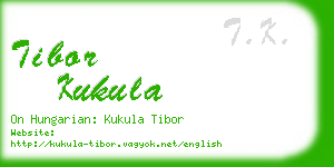 tibor kukula business card